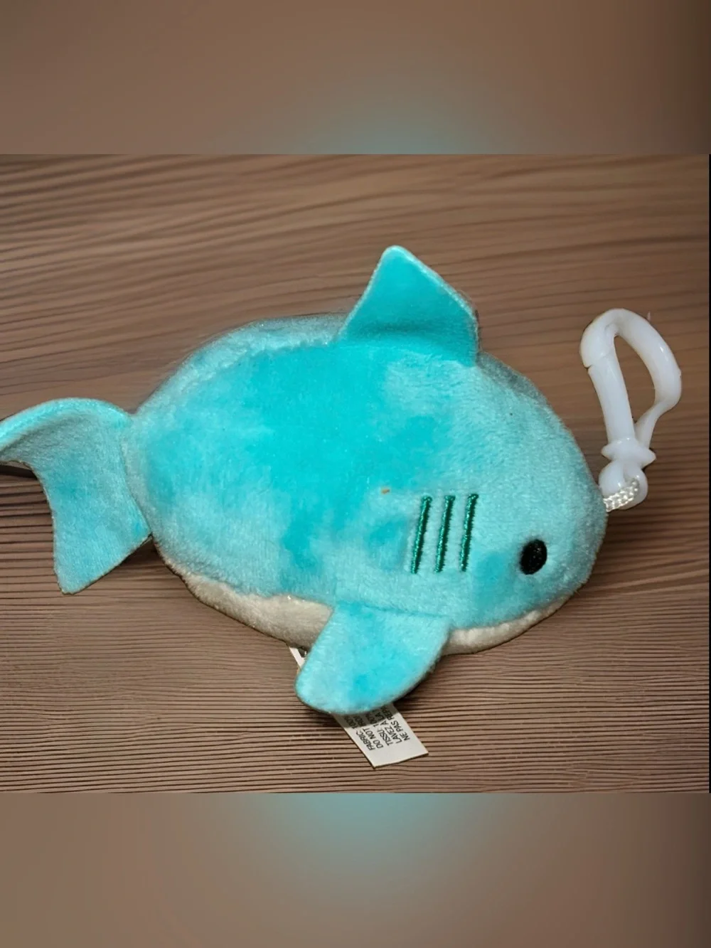 Blue Shark Plush Keyclip American Greetings Backpack Clip